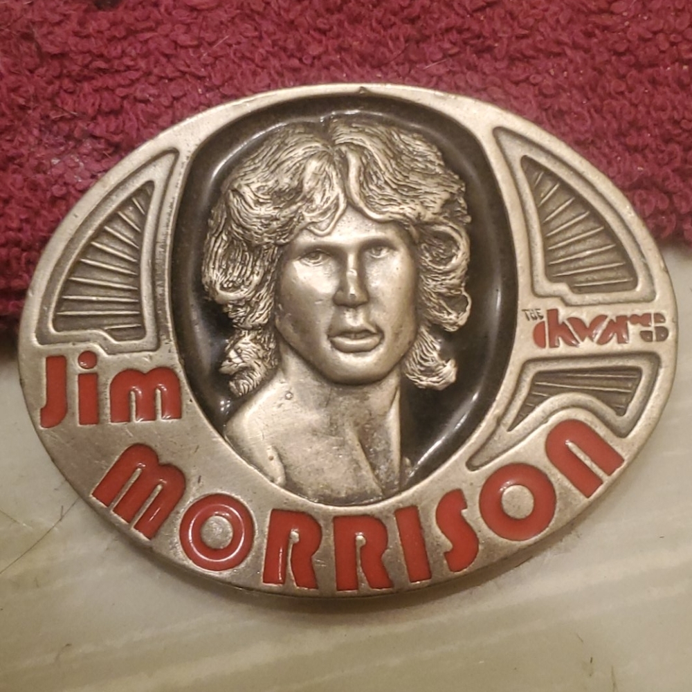 Jim Morrison, the doors belt buckle